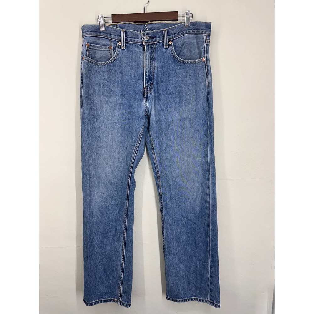 Levi's 559 Relaxed Straight Jeans Mens 34x32 Blue Denim Medium Wash Streetwear
